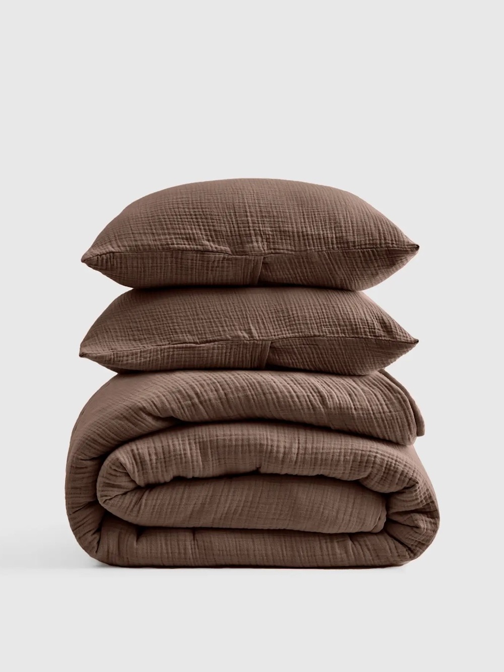 Quince Airy Gauze 100% Organic Cotton Dream Quilt & Pillowcase Set- $358 RETAIL